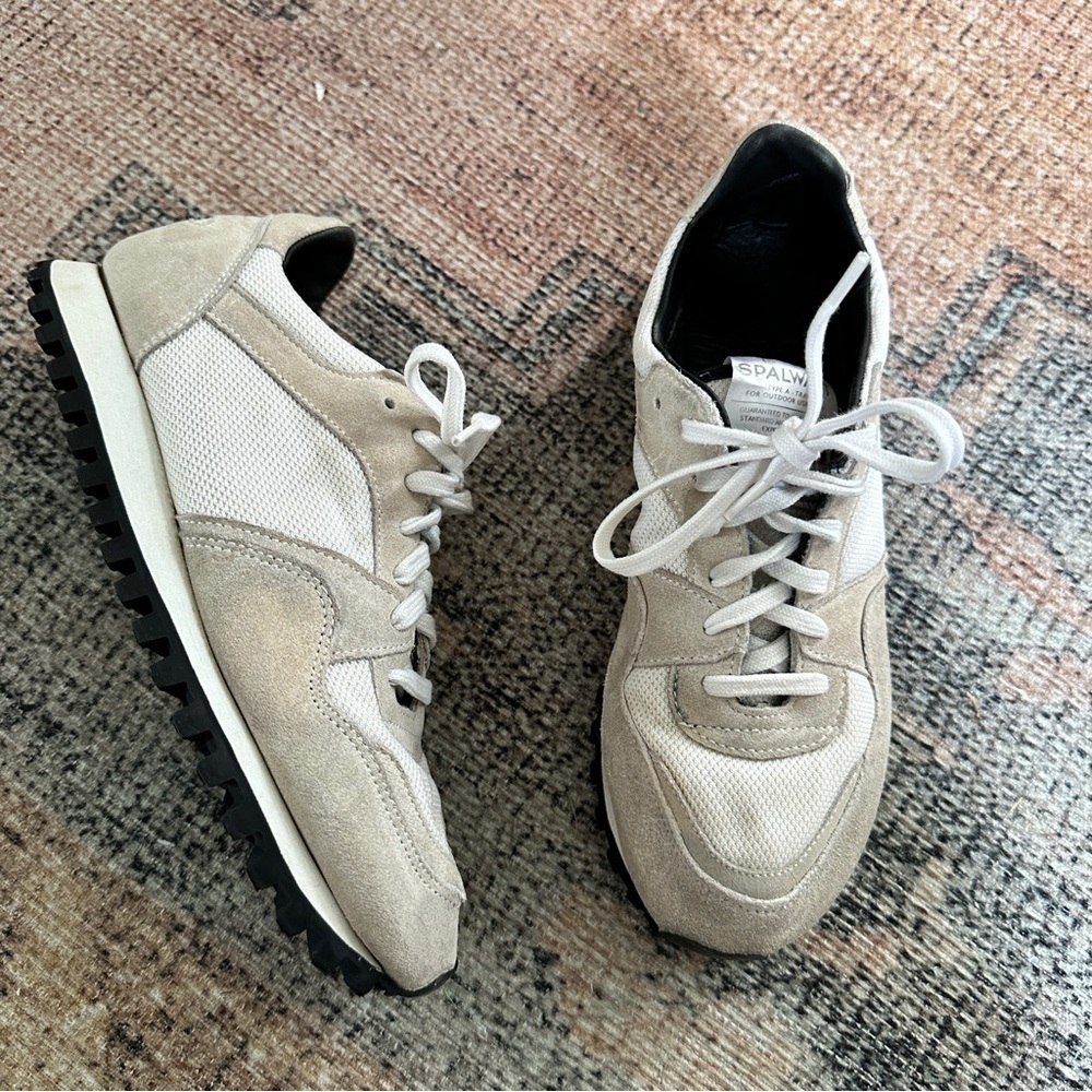 Spalwart Tan Tennis Shoes Sz 37